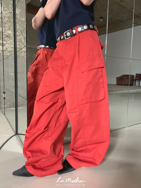 斜紋布鉚釘工作褲